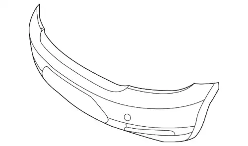 Облицовка бампера 5C5807417CGRU BENTLEY