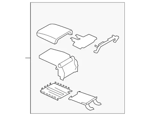Подлокотник 5M0864207F83V BENTLEY