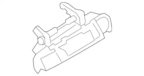 Ручка двери BENTLEY 4F0837207A
