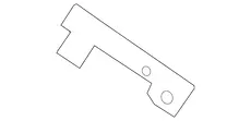 GUIDE,FRT BPR FASCIA 22977507 BUICK