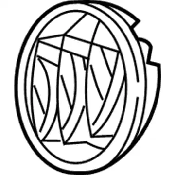 EMBLEM,FRT GRL(TRI-SHIELD) 23286071 BUICK