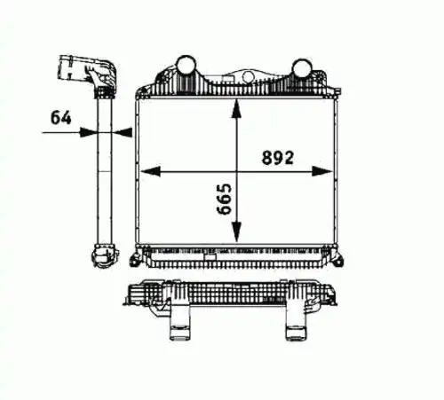 Интеркулер NRF 30206