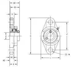 Подшипник UCFL210 TIMKEN