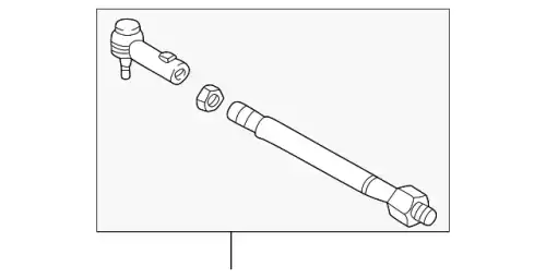 Рулевая тяга VAG 1J0422804A