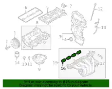 Прокладка коллектора NISSAN 140355TA0B