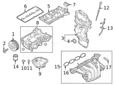 Прокладка коллектора NISSAN 140355TA0B