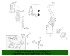 (AUDI), CАЙЛЕНТ-БЛОК 8A0 505 172 B VAG