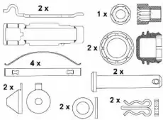 колодки дисковые BPW DCV1329BFE DURON