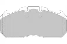 колодки дисковые MAN DCV1404BFE DURON