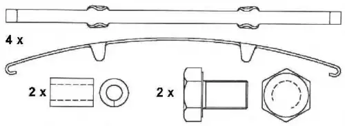 колодки дисковые MAN DCV1404BFE DURON