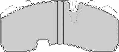 колодки дисковые BPW DCV1678B DURON
