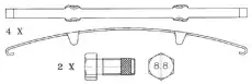 колодки дисковые Volv DCV1388B DURON