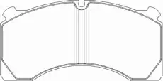 колодки дисковые ROR DCV1857BFE DURON