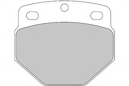 колодки дисковые MAN DCV594 DURON