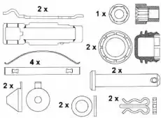 колодки дисковые MB DCV1598BFE DURON