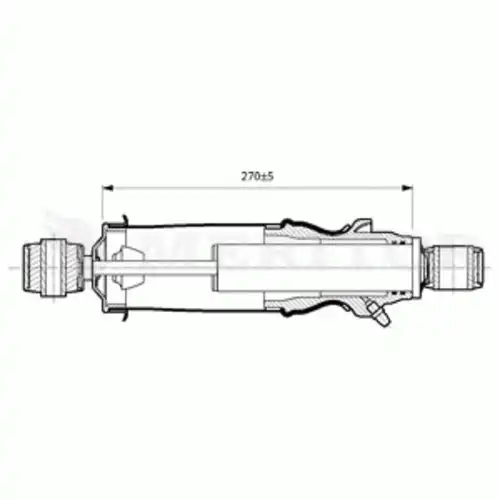 Амортизатор кабины MERITOR MLF5107