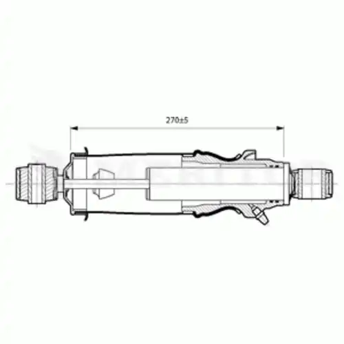 Амортизатор кабины MERITOR MLF5108