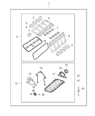 Прокладка ГБЦ JEEP 05038280AD