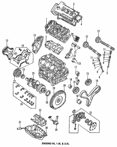 Прокладка ГБЦ MAZDA KL0110271