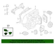 Ремкомплект фары П 63119879646 BMW