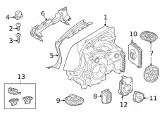 Ремкомплект фары П 63119879646 BMW