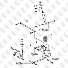 Рычаг подвески FIXAR FQ0946