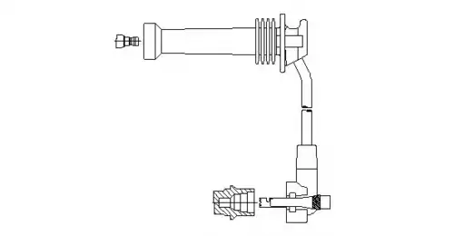 компл. высоковольт. проводов Ford 813/30 BREMI