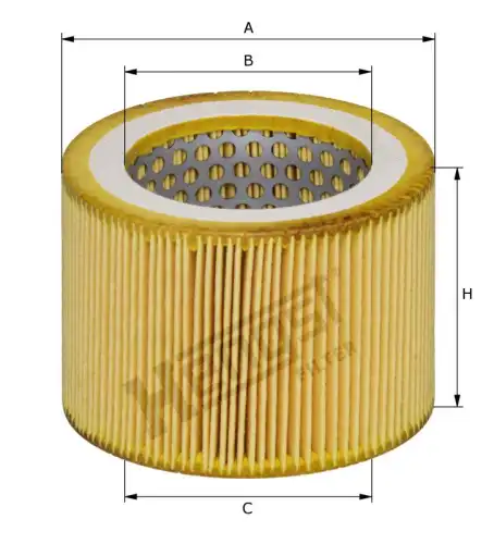 Фильтр воздушный HENGST E1536L