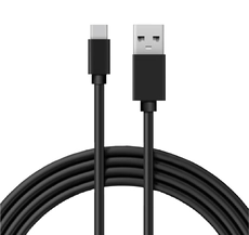 USB кабель USB Type-C, черный SOFT TOUCH 1 метр REXANT 18-1888