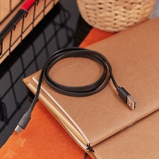 USB кабель USB Type-C, черный SOFT TOUCH 1 метр REXANT 18-1888