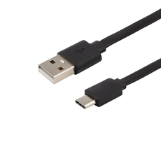 USB кабель USB Type-C, черный SOFT TOUCH 1 метр REXANT 18-1888