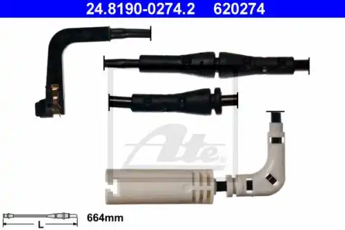 Датчик тормозных колодок ATE 24.8190-0274.2