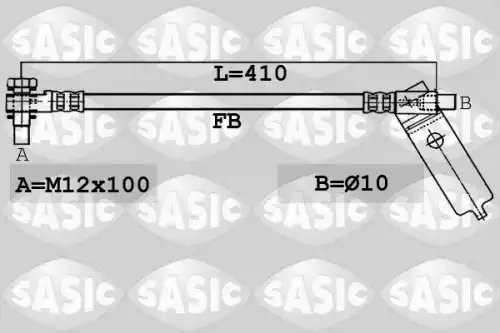 Тормозной шланг 6606198 SASIC