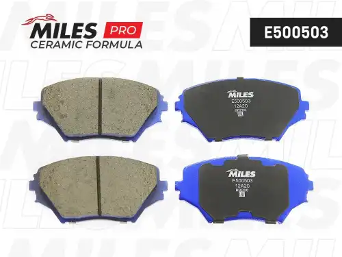 Тормозные колодки дисковые передняя ось MILES E500503