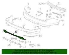 GARNISH, RR. B 71509TG7A60 HONDA