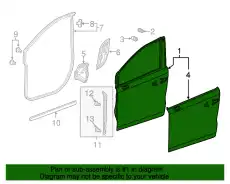 PANEL COMP, FR 67010THRA02ZZ HONDA