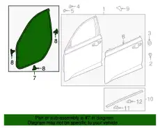 Ручка двери HONDA 72350TVAA01