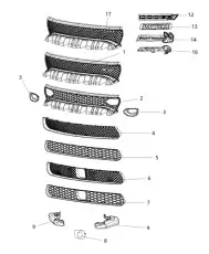 RADIATOR 68223889AC MOPAR