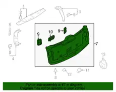 FINISH ASSY 909006JL5A NISSAN