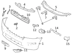 MOULDING-HEADLAMP,LH 624156JF4D NISSAN