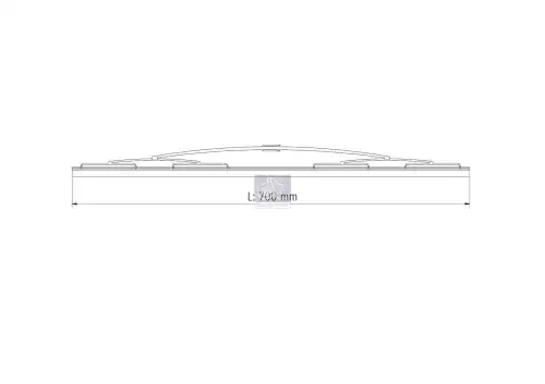 Щетка стеклоочистителя 2.25181 DT 700/28" мм/",