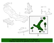 Рычаг подвески SUBARU 20202FJ051