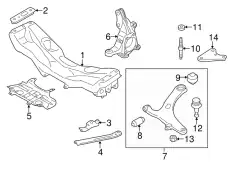 Рычаг подвески SUBARU 20202FJ041
