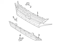 GRILLE ASSYRADIATOR 7450B352 MITSUBISHI