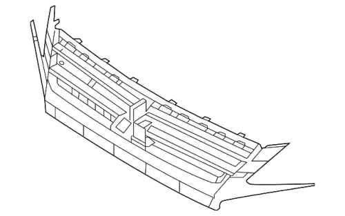 GRILLE ASSYRADIATOR 7450B352 MITSUBISHI