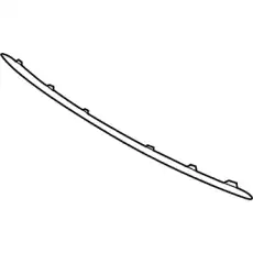 MOULDING-REAR BUMPER 86688D9510 MOBIS