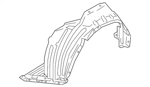 SHIELDFR WHEELHOUSE 5370C254 MITSUBISHI