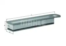 Фильтр воздушный KNECHT LX2843
