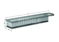 Фильтр воздушный KNECHT LX2843