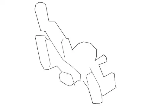 246880046064 ЗАМОК КАПОТА MB